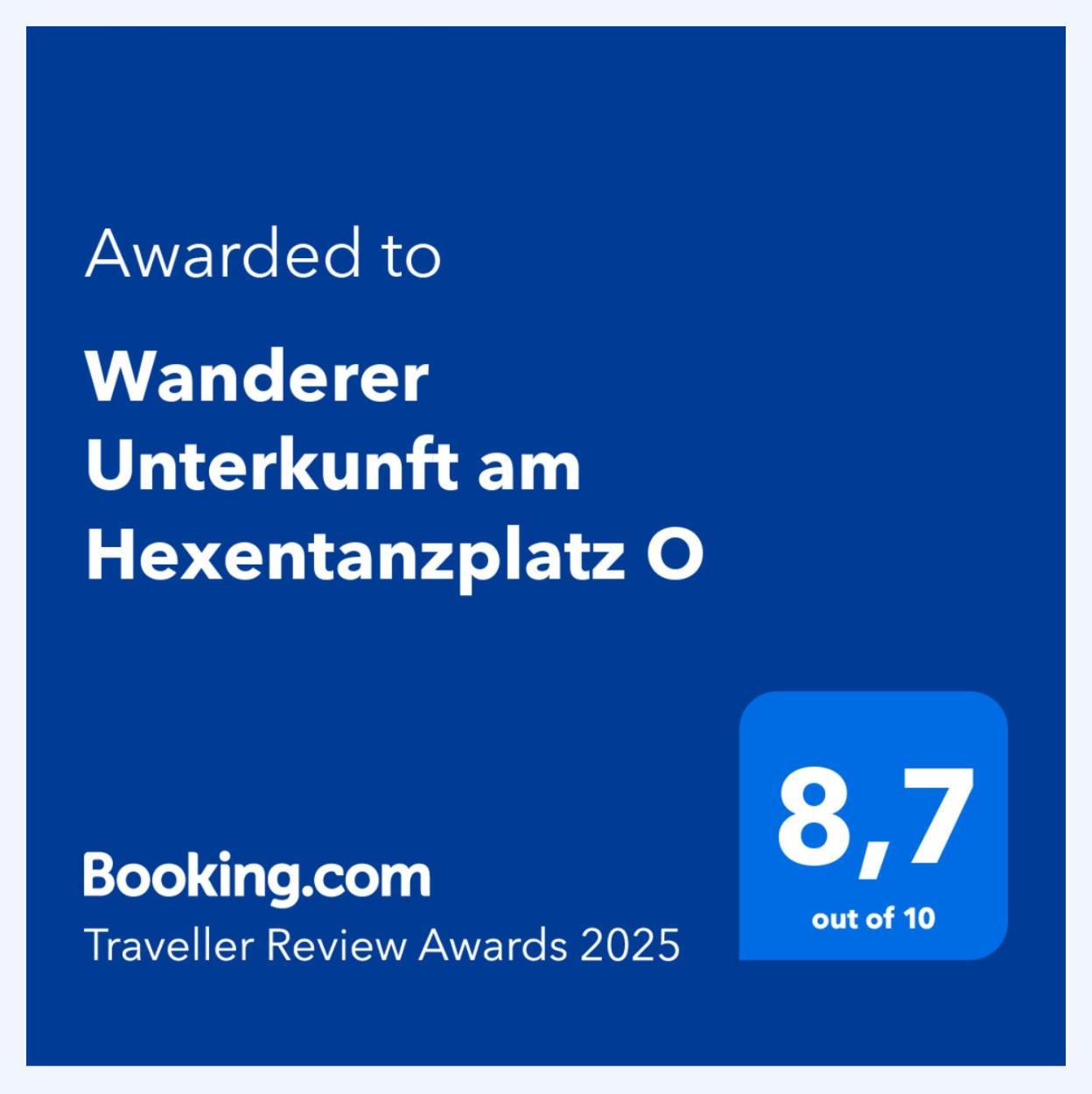 Wanderer Unterkunft Am Hexentanzplatz O Thale Zewnętrze zdjęcie